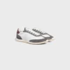 Baskets Racer en nylon, cuir de veau suédé et cuir de veau