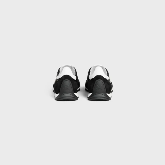 Baskets Racer en nylon, cuir de veau suédé et cuir de veau Baskets Racer en nylon, cuir de veau suédé et cuir de veau