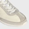 Baskets Racer en nylon, cuir de veau suédé et cuir de veau