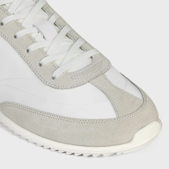 Baskets Racer en nylon, cuir de veau suédé et cuir de veau Baskets Racer en nylon, cuir de veau suédé et cuir de veau