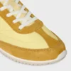 Baskets Racer en nylon, cuir de veau suédé et cuir de veau