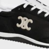 Baskets Racer en nylon, cuir de veau suédé et cuir de veau Baskets Racer en nylon, cuir de veau suédé et cuir de veau