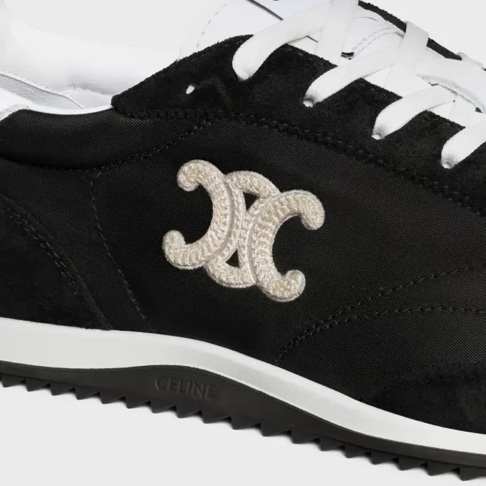 Baskets Racer en nylon, cuir de veau suédé et cuir de veau Baskets Racer en nylon, cuir de veau suédé et cuir de veau