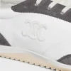 Baskets Racer en nylon, cuir de veau suédé et cuir de veau