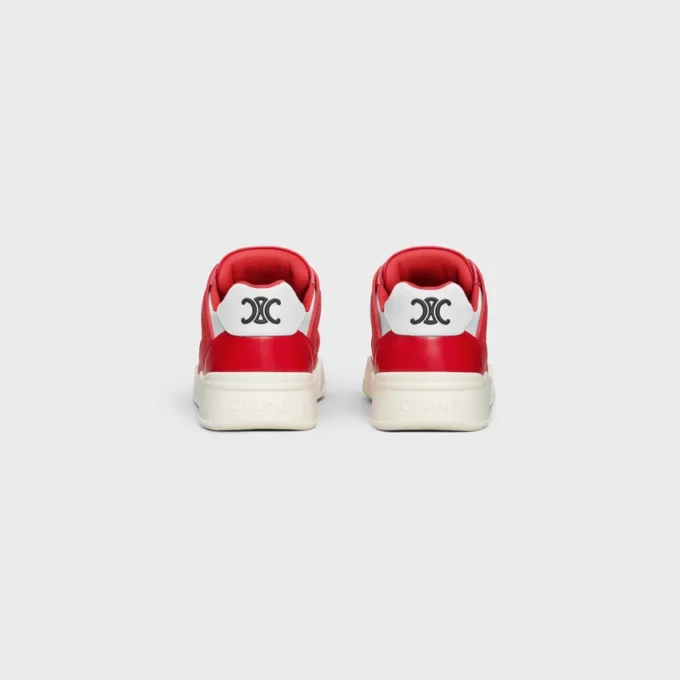 Baskets Trainer Ct-09 en cuir de veau et mesh Baskets Trainer Ct-09 en cuir de veau et mesh