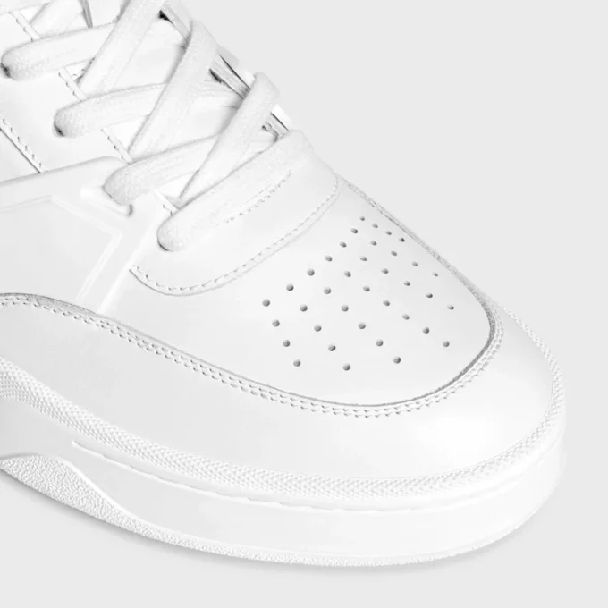 Baskets Trainer Ct-09 en cuir de veau et mesh Baskets Trainer Ct-09 en cuir de veau et mesh