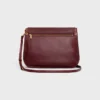 Besace Triomphe souple en cuir d’agneau souple et brillant Besace Triomphe souple en cuir d’agneau souple et brillant