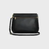 Besace Triomphe souple en cuir d’agneau souple et brillant Besace Triomphe souple en cuir d’agneau souple et brillant