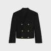 Blazer Colonne en gabardine de laine Blazer Colonne en gabardine de laine