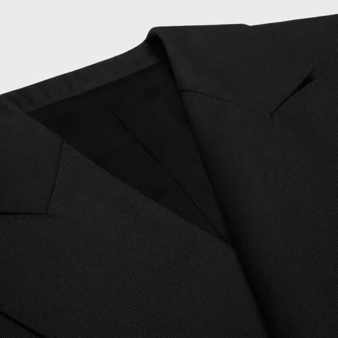 Blazer Colonne en gabardine de laine Blazer Colonne en gabardine de laine