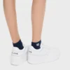 Block Sneakers with Wedge Outsole in Calfskin