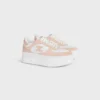 Block Wedge Sneaker en cuir de veau et daim Block Wedge Sneaker en cuir de veau et daim