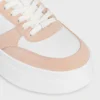 Block Wedge Sneaker en cuir de veau et daim Block Wedge Sneaker en cuir de veau et daim