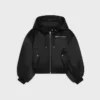 Blouson aviateur en satin de coton