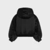 Blouson aviateur en satin de coton
