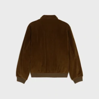 Blouson aviateur en velours côtelé