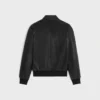 Blouson zippé en cuir d’agneau souple Blouson zippé en cuir d’agneau souple