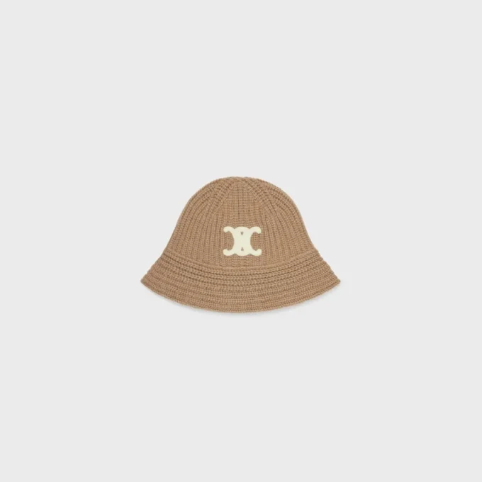 Bonnet cloche Triomphe en cachemire