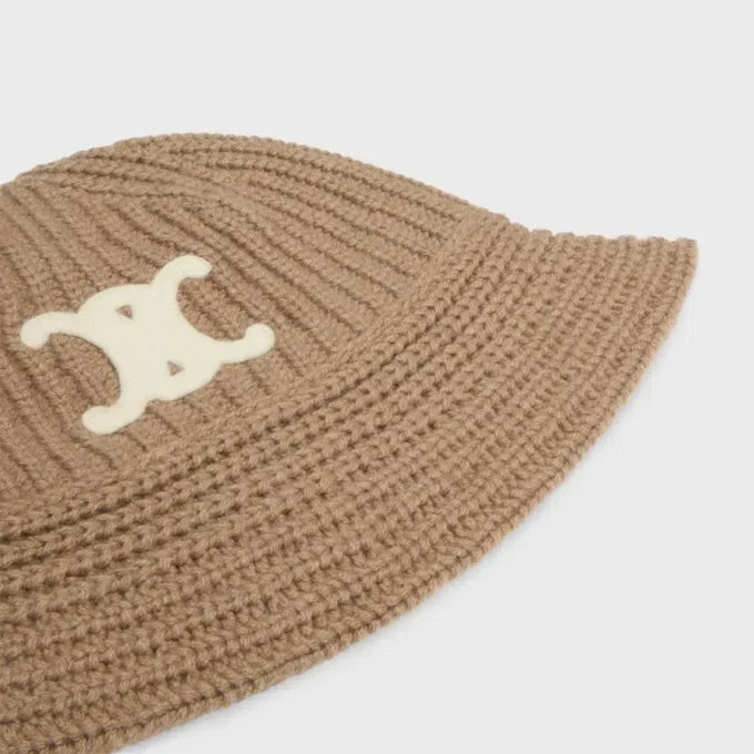 Bonnet cloche Triomphe en cachemire