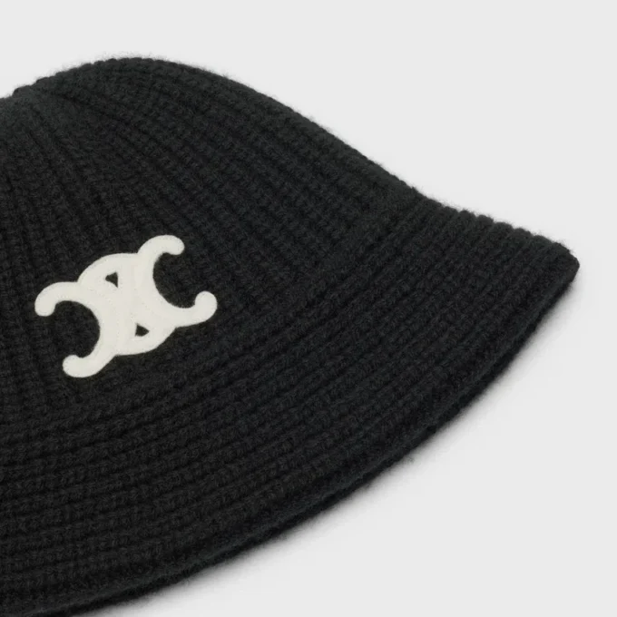 Bonnet cloche Triomphe en cachemire