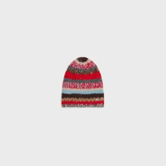 Bonnet en alpaga Mouline et laine
