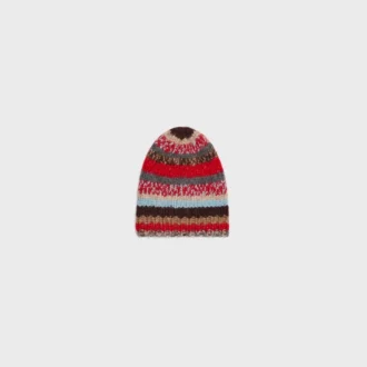 Bonnet en alpaga Mouline et laine