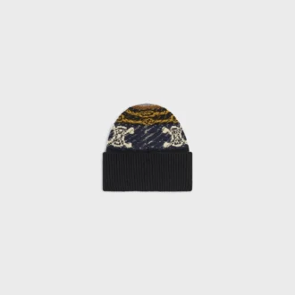 Bonnet en cachemire jacquard