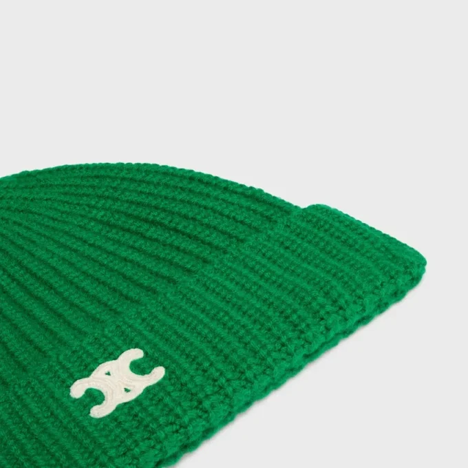 Bonnet Triomphe en cachemire écossais