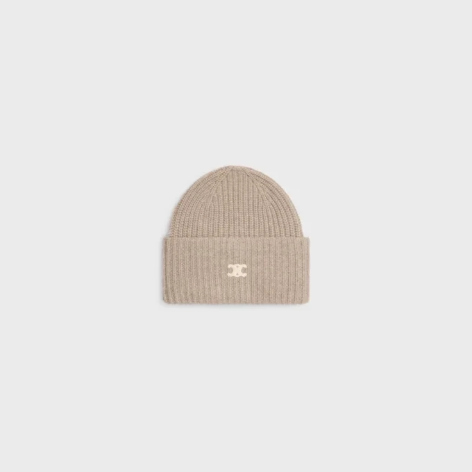 Bonnet Triomphe en cachemire sans coutures