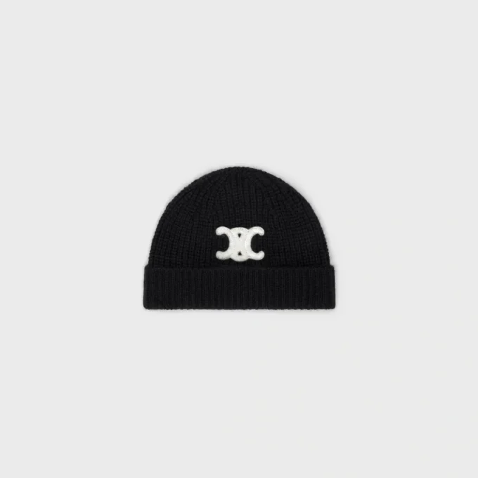 Bonnet Triomphe en cachemire sans coutures