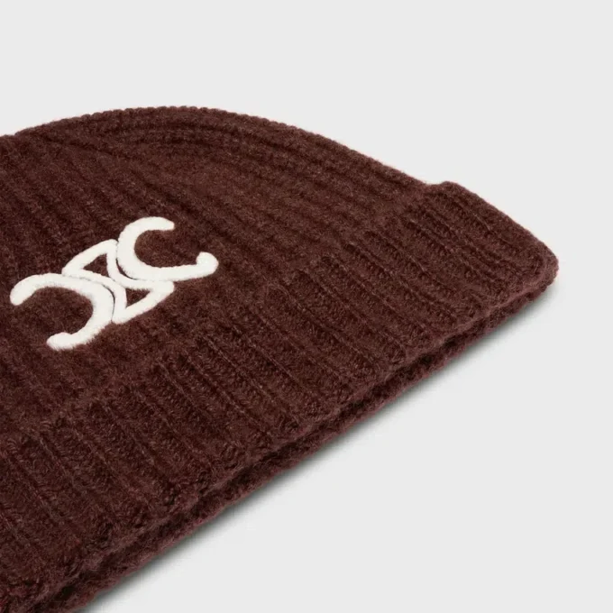 Bonnet Triomphe en cachemire sans coutures