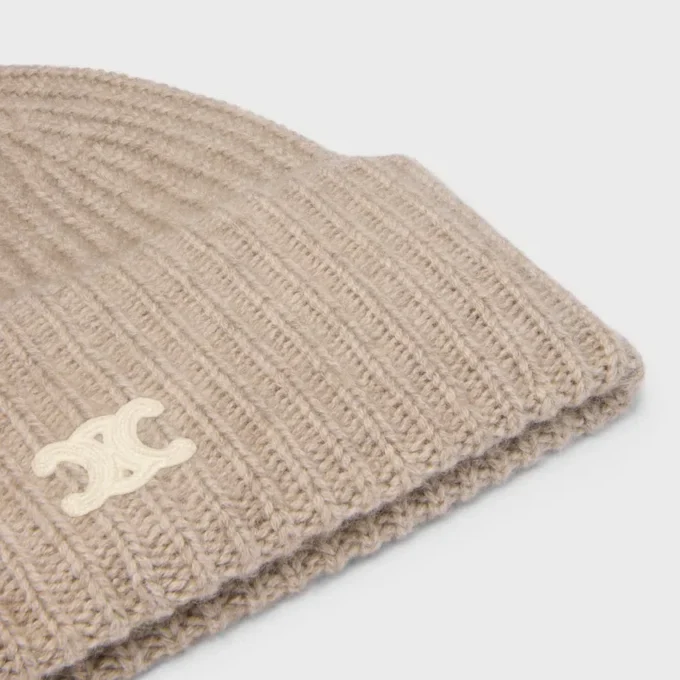 Bonnet Triomphe en cachemire sans coutures
