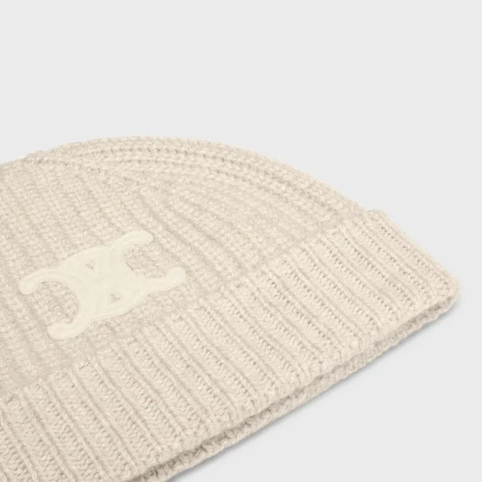 Bonnet Triomphe en cachemire sans coutures