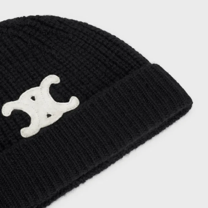 Bonnet Triomphe en cachemire sans coutures