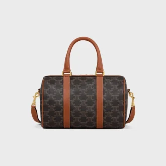 Boston moyen en Triomphe Canvas et cuir de veau