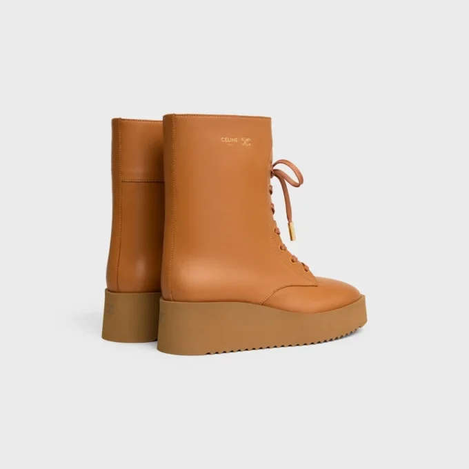 Bottes à lacets Austin en cuir de veau brillant Bottes à lacets Austin en cuir de veau brillant