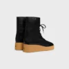Bottes à lacets Austin en cuir de veau brillant Bottes à lacets Austin en cuir de veau brillant