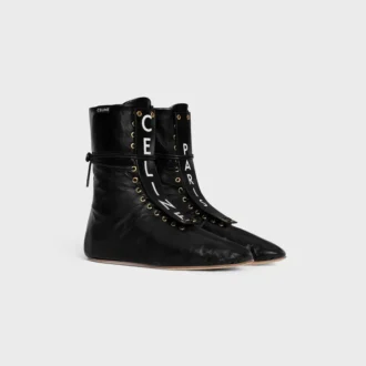 Bottes à lacets Ballet High en cuir d&rsquo;agneau