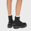 Bottes à lacets CELINE en nylon et cuir de taureau brillant Bottes à lacets CELINE en nylon et cuir de taureau brillant