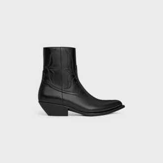 Bottes Leon en cuir de veau brillant