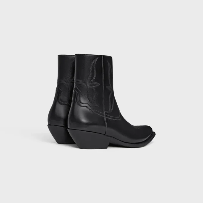 Bottes Leon en cuir de veau brillant Bottes Leon en cuir de veau brillant