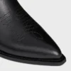 Bottes Leon en cuir de veau brillant Bottes Leon en cuir de veau brillant