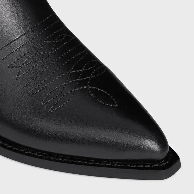 Bottes Leon en cuir de veau brillant Bottes Leon en cuir de veau brillant