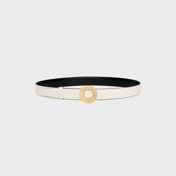 Boucle à disque CELINE et lanière réversible 25 mm