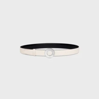 Boucle à disque CELINE et lanière réversible 25 mm Boucle à disque CELINE et lanière réversible 25 mm