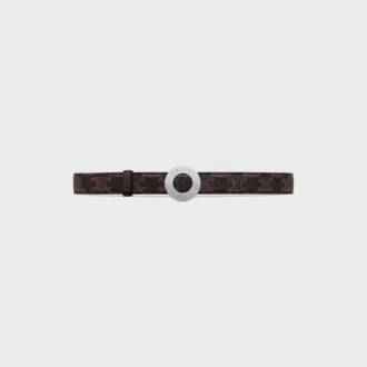 Boucle à disque CELINE et lanière réversible 25 mm
