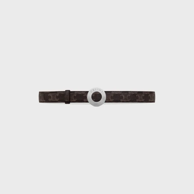 Boucle à disque CELINE et lanière réversible 25 mm