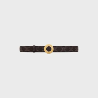 Boucle à disque CELINE et lanière réversible 25 mm