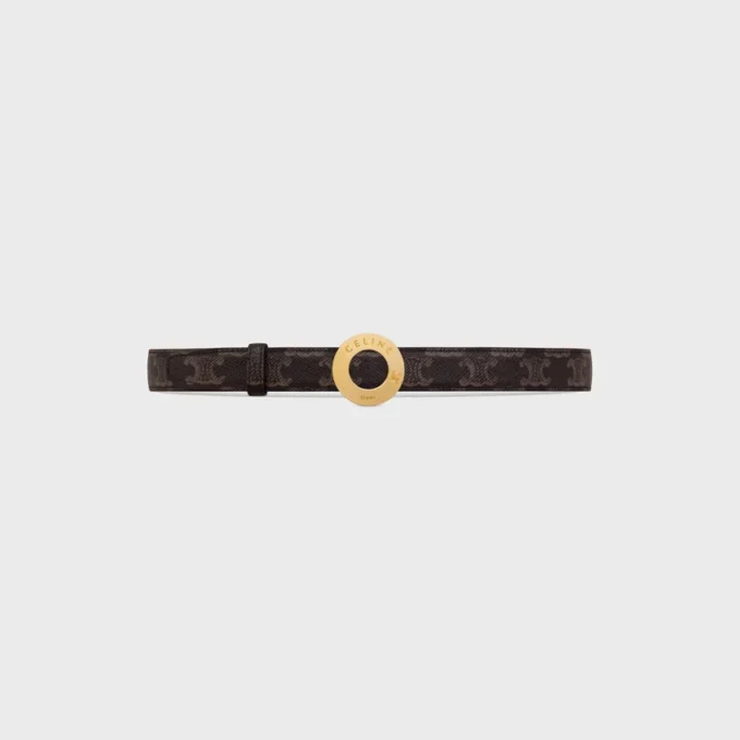 Boucle à disque CELINE et lanière réversible 25 mm