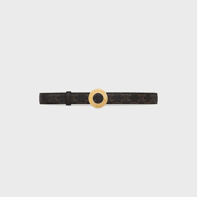 Boucle à disque CELINE et lanière réversible 25 mm